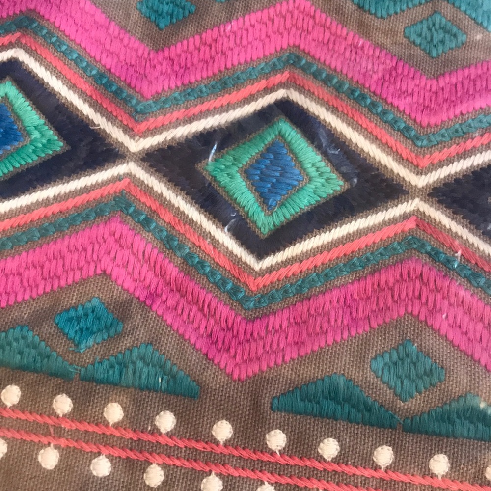 West Elm embroiled pillow cover 16x16